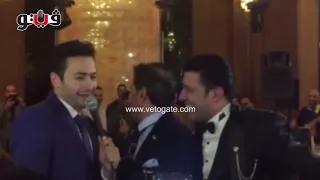 بوابة فيتو   حمادة هلال يفاجئ مصطفى كامل في حفل زفاف شقيقه بدويتو مع  شيبة  دندنها