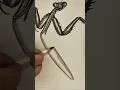Download Lagu Drawing a Praying Mantis Just Got EASY!  #art #insectdrawing