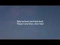 Lewis Thompson, David Guetta - Take Me Back (Lyrics)