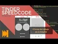Speed Code - Tinder Card Design