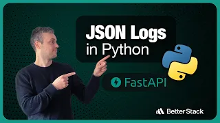 JSON logs in Python apps - with FastAPI python-json-logger
