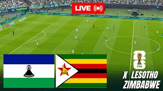 🔴 LESOTHO 🆚 ZIMBABWE — FULL MATCH ⚽FIFA World Cup 2026 African Qualifiers | Full Match Simulation