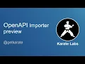 Studio - OpenAPI importer
