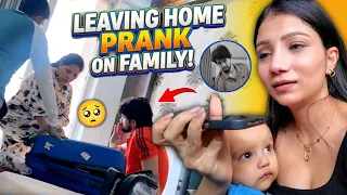 Khushi Janvi ke Sath Ghar Chod Ke Chli Gyi |Prank on Family π