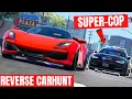 One Cop VS 10 Street Racers - BeamNG CarHunt