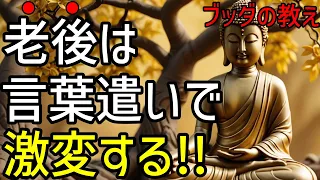 【ブッダの教え】老後は言葉遣いひとつで変わる！仏教の瞑想や無常の教え、そして慈悲の心。【仏教 瞑想 自己啓発】
