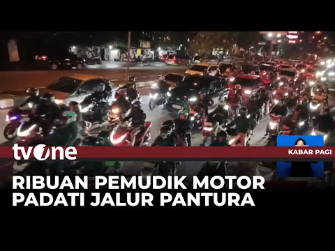 Hindari Cuaca Panas, Pengendara Roda Dua Padati Jalur Arteri Pantura