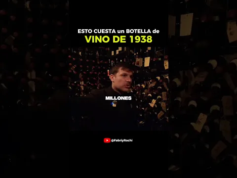 ESTO CUESTA una BOTELLA DE VINO de 1938 #fabrilemus