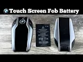 BMW Touch Screen Key Fob Battery Replacement - How To Replace Change Rechargeable Remote Batteries