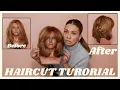 OLD MONEY AESTHETIC HAIRCUT SHOULDER LENGTH BANGS HAIRCUT TUTORIAL Brittney Gray