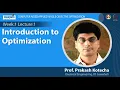 Lec 1 Introduction to Optimization