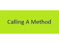 Calling A Method in C Sharp
