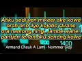 Download Lagu Nommer Sidji- Armand Cheuk Alam Karaoke