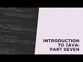 Introduction To Java Part 7 - Multidimensional Arrays