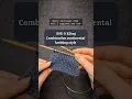 SSK k2tog in combination continental knitting style - beginner knit decrease tutorial