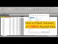 CHIRPS Rainfall Data Accuracy Assessment Complete Excel Tutorial