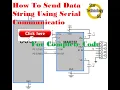Microcontroller 8051 Project 31 How to Send Data String Using Serial Communication