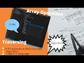 an in full explanation with program Array Operation Structure