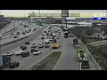 Semi rollover causing traffic delays on I-15