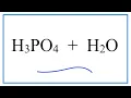 H3PO4 H2O Phosphoric acid Water