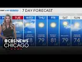 Passing storm lows in the upper 60s for Sunday night