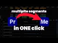 Instantly Export Hundreds of Clips from Premiere Export Multiple Segments in 1 click - BatchExport