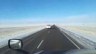 BigRigTravels LIVE Laramie WY west on I-80 about 10 miles 21