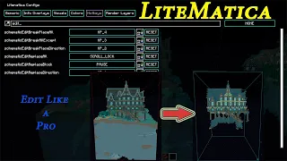 Minecraft Litematica schematic editing