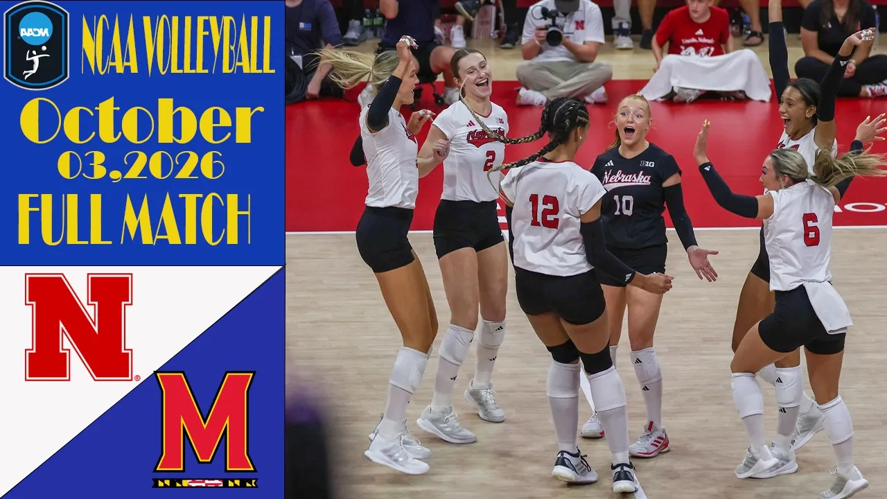 Nebraska vs. Maryland | FULL MATCH | Women's NCAA Volleyball 2026
