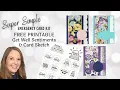 Emergency Card Get Well Kit FREE PRINTABLE Volume 4