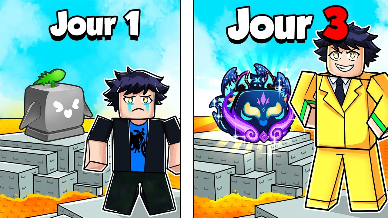 J'ai Échappé à la Lave pour des Blox Fruits !