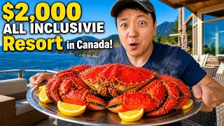 I Took a HELICOPTER to a $2,000 a Night ALL INCLUSIVE Resort in Canada! 🚁