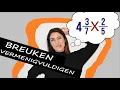 Lagu Juf Simmie legt uit | BREUKEN VERMENIGVULDIGEN | rekenen | groep 7/8