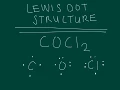Lewis Dot Structure for COCl2
