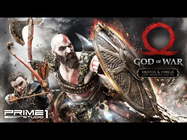 Prime1Studio: Kratos &amp; Atreus (God of War) Statue