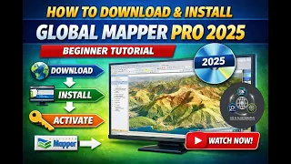 How to Download and Install Global Mapper Pro 2025 Beginner Tutorial Tutorial 0 IsIEG-GIS