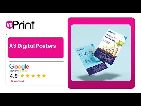 A3 Digital Posters video