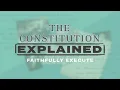 Faithfully Execute - Teaching the Role of the U S President