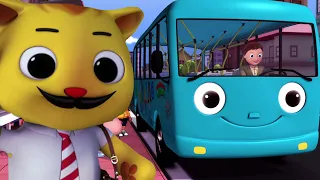 Cat & Animals On The Bus | Little Baby Bum 🚌Nursery Rhymes for Kids