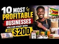 10 Most Profitable Businesses You Can Start With Just 200 in Zimbabwe
