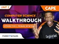 CAPE CS IA Unit 2 Introduction and Problem Definition Part 1