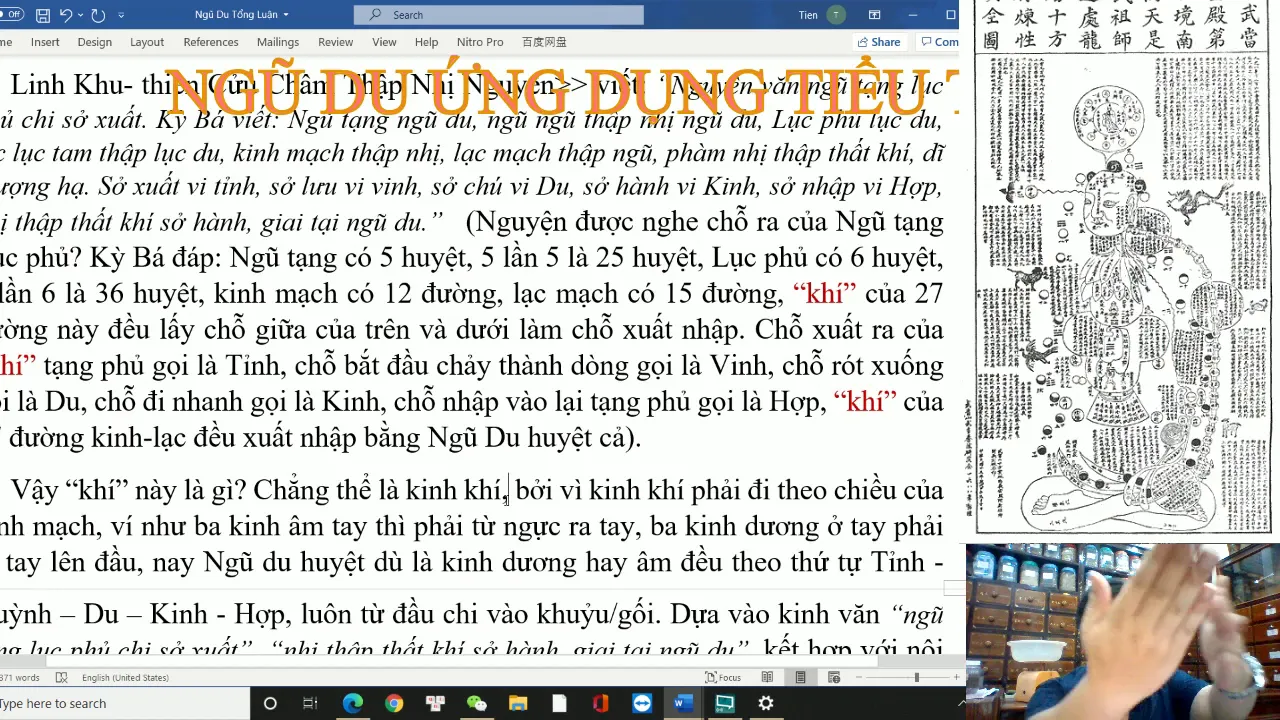 Outline Video Tổng quan về Ngũ Du huyệt, giới thiệu về các phương pháp sử dụng Ngũ Du