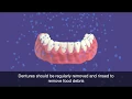 How To Clean a Denture Animation - Mouth Care Matters
