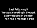 Download Lagu Katy Perry Last Friday Night (TGIF) Lyrics