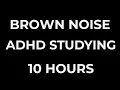 Brown Noise for AD Studying 10 Hours Black Screen Improve Focus Concentration Productivity