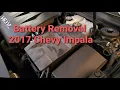 How to Remove a Battery from a 2017 Chevrolet Impala