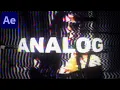 ANALOG GLITCH Effect - After Effects Tutorial
