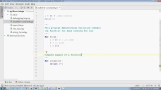 Python Multiline comments in Hindi