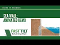 Seawall Animated demonstration