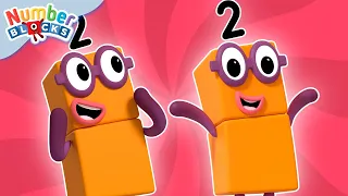 Download Two | Full Episode - S1 E3 | Numberblocks (Level 1 - Red 🔴) MP3